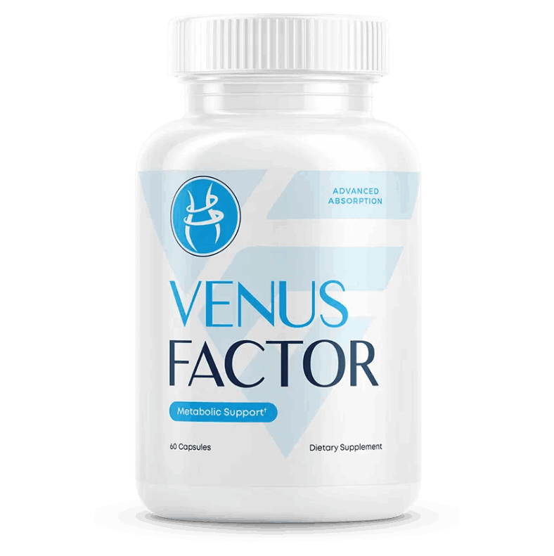 Venus Factor female fat-burning hormone supplement bottle